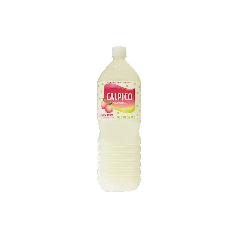 Calpico Soft Drink White Peach, 50.7 fz