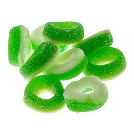 Bayside Candy Gummy Collection - Gummi Collection Gummy Green Apple Rings (3, Pounds)
