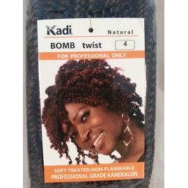 Kadi Natural Collection Braiding Style Hair Extension (1, Bomb Twist - 4)