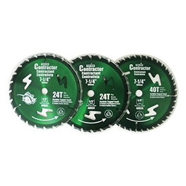 3pc BlackSpur 7 1/4" Thin Kerf Saw Blades combo pack