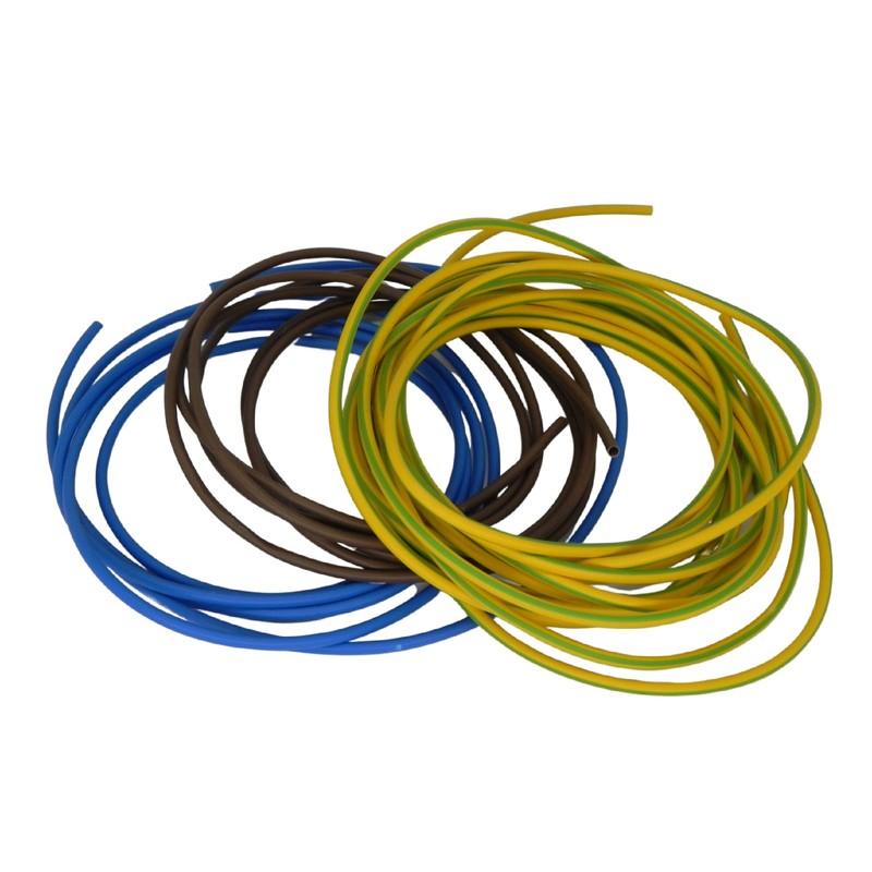 Electricians Sleeving Pack | Earth Sleeve | Brown Live Sleeve