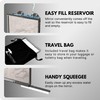 ToiletTree Products Fogless Shower Bathroom Mirror with Squeegee and Travel