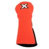 Mixed Fabric Head Cover Golf Club Protector Knitted Polyester Waterproof