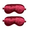 WESTEND CHOICE Sleep Mask 2 Pack Soft Satin Silk Eye