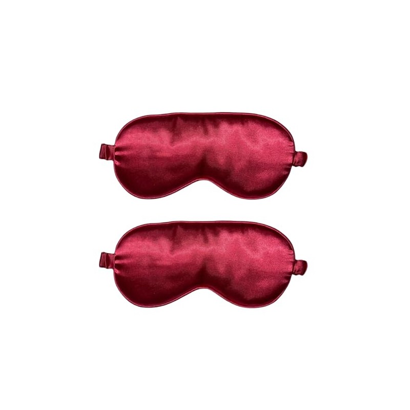 WESTEND CHOICE Sleep Mask 2 Pack Soft Satin Silk Eye