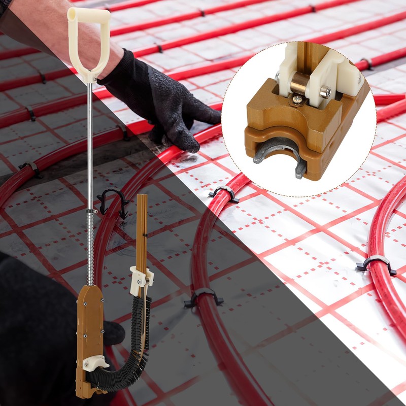 PEX Pipe Stapler with 1650 Pcs Foamboard Staples，Pex Foam Stapler