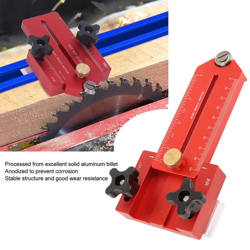 Extended Thin Rip Jig Table Saw for Repeat Narrow Strip