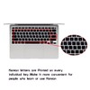 HRH Korean Language Keyboard Cover Skin,Silicone Keyboard Cover Protector for