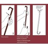 Haute Decor Adapt Adjustable Length Wreath Hanger - 2PACK- Holds