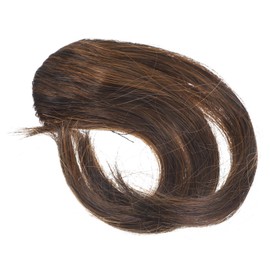 VICASKY Curly Fake Fringe Bangs Hair Extensions for Women Clip in Wavy Hair Product Natural Looking Fringe for Women