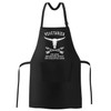 MoonWorks BBQ Apron for Men with Saying Fleisch ist mein