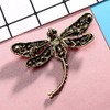 AOCHEE Multi-Colors Wing Dragonfly Brooch Pin Austrian Crystal Rhinestone Dragonfly