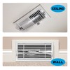 SMGSP 5 Pack Clear Adjustable Air Vent Deflector for Vents,