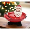 Cosmos Gifts Fine Ceramic Santa Candy Bowl Dish 6" L