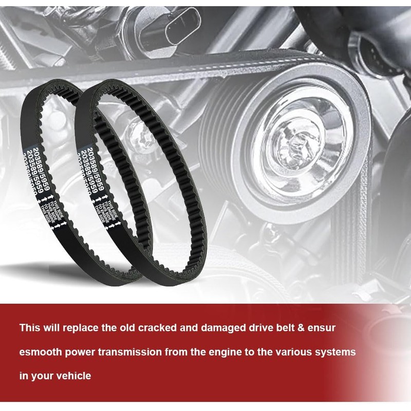 30 Series Go Kart Drive Belt, Torque Converter Belt, KT196