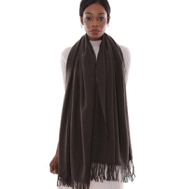 RUI VTRON Brown Scarf for Women Pashmina Shawls and Wraps for Evening Dresses Fall Winter Scarves