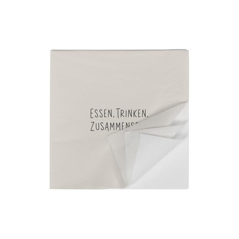 HEKU 100 napkins, 3-ply, 33 x 33 cm, food drinking