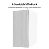 HYARUAT Silver Comic Book Boards – 100 Pack, Acid-Free White