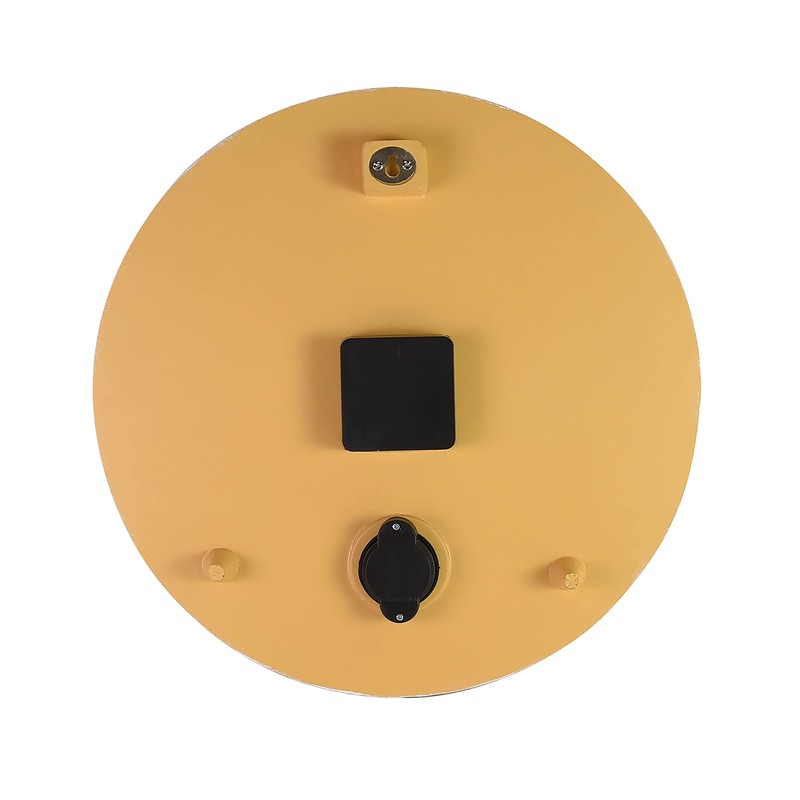 Taylor Terra Cotta Poly Resin Indoor and Outdoor Clock and