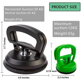 Pack of 3 Car Dent Suction Cup, Dent Puller, Dent Puller, Dent Suction Cup, Vacuum Suction Cup, Vacuum Suction Cup, Dent Puller Car, Vacuum Suction Cup Lifter for Car Dents