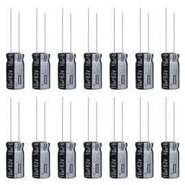 ALLECIN 10uF 63V 5x11mm Electrolytic Capacitor 10 UF MFD 63 Volt 0.2x0.43in Aluminum Capacitors (Pack of 15)