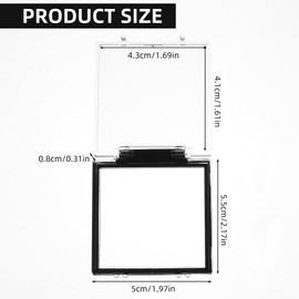 NICENEEDED 2 PCS 41mm PC Power Button Cover, Dustproof Waterproof Collision Resistant Push Switch Protector, Plastic Transparent Cap Protector for Switch Computer