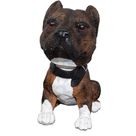 Pit Bull Bobble Head Pitbull Gift, Pitbull Mom, Dad Gift (Brindle)