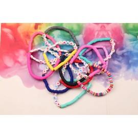 Yeshan Friendship Bracelets, Inspired Letter Album Bracelets Set, Colorful Stretchy Preppy Bracelets, Singer Music Lovers Fans Concert Merch Gifts for Women