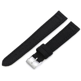 Hadley-Roma MS-850 18mm Black 'Cordura Men's Genuine Watch Band