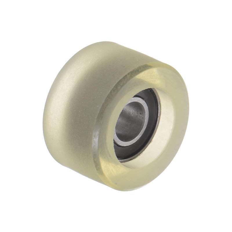 HARFINGTON PU Pulley Roller Bearing 8x24x7mm Polyurethane Coated Guide Wheel