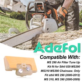 MS290 Air Filter Kit for Stihl 029 MS310 039 MS390 MS 290 MS 310 MS 390 Chainsaw, MS 290 Air Filter with Spark Plug Oil Line Fuel Filter Repower Kit Replace 1127 120 1621, 1127 120 1620