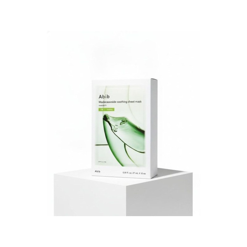 Aviv ABIB Madecassoside Calming Sheet Mask Essential Fit 10 sheets