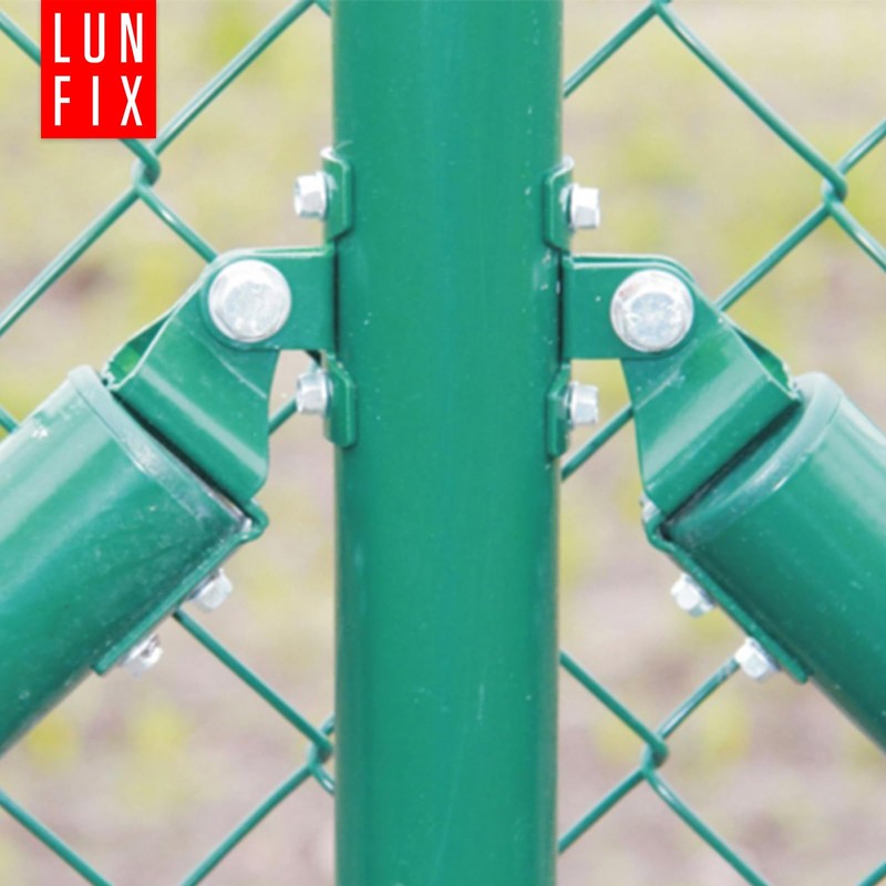Cross Brace Bracket for Attaching Struts to Round Fence Posts
