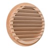 La Ventilazione LGRS125F Ventilation Grille Round Beech Wood for Installation