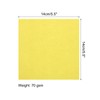 MECCANIXITY 25 Sheet Origami Paper Double Sided Lemon Yellow 5.5x5.5