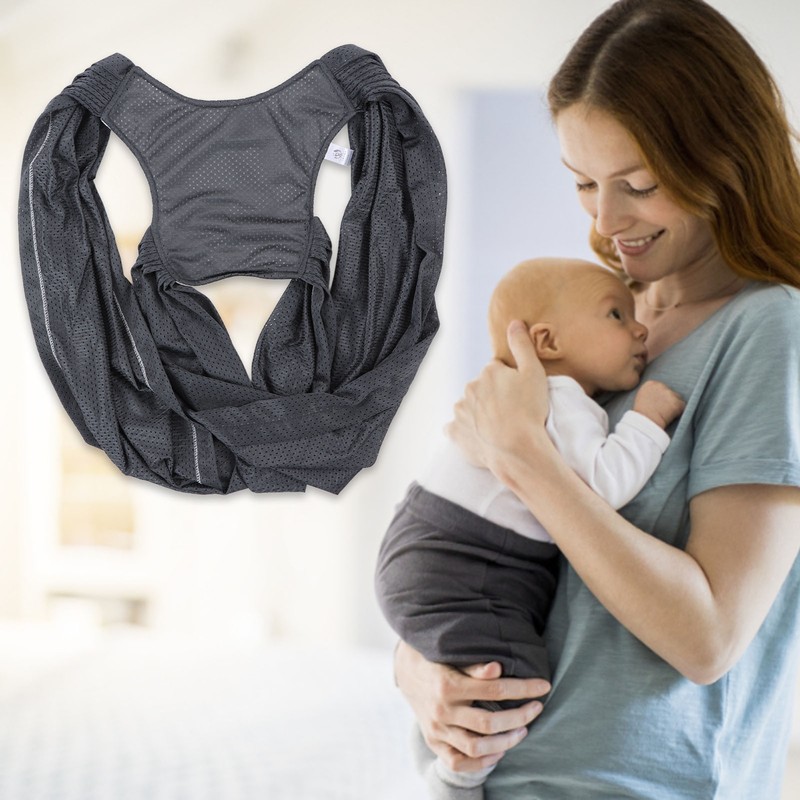 Baby Wrap Carrier Hands Free Breathable Adjustable Infant Cotton Sling