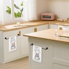 DIELIANHUA 2 x Happy Easter Tea Towels, Happy Easter Tea