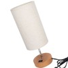 Touch Control Table Lamp Metal and Cloth USB Charging Three