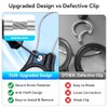 Waterproof AirTag Holder 4 Pack with Steel Cable Lock