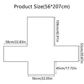 NUODWELL Thick Lamb Faux Recliner Chair Cover, Non-Slip Washable Chair Cover for Recliner Armchairs, 1 Seat Super Soft Furniture Protector Cover for Kids and Pets (Beige, 56 * 207cm)