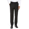 Mens Classic Fit Flat Front Hidden Expandable Waist Dress Pants