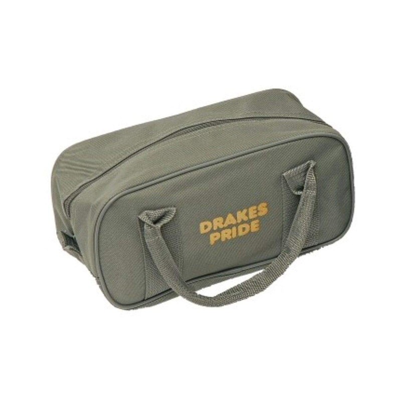 DRAKES PRIDE 2 Bowl Crown Green Bowls Zip Bag** (Grey)