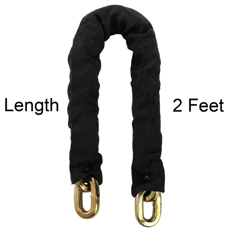 Yarlung 2 Feet Hardened Steel Security Chain, 10KS 3/8" Thick