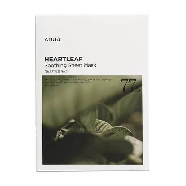 Anua Heartleaf 77% Soothing Sheet Mask Set 25ml *10ea