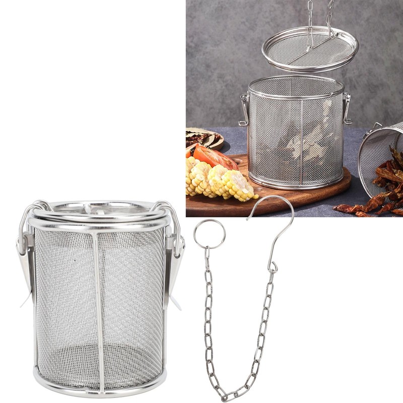 Mesh Stewed Meat Filter Material Box, Stainless Steel Filter Basket