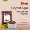 Fanale Brown Sugar Agar Tapioca Boba Jelly Ball for Milk
