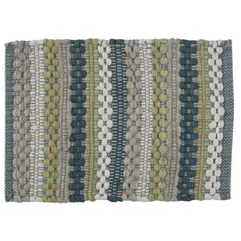 Park Designs Blue Dew Drop Chindi Placemat Set of 4