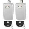 ElectricWise 4 Pack Garage Door Opener Remotes Compatible with Linear
