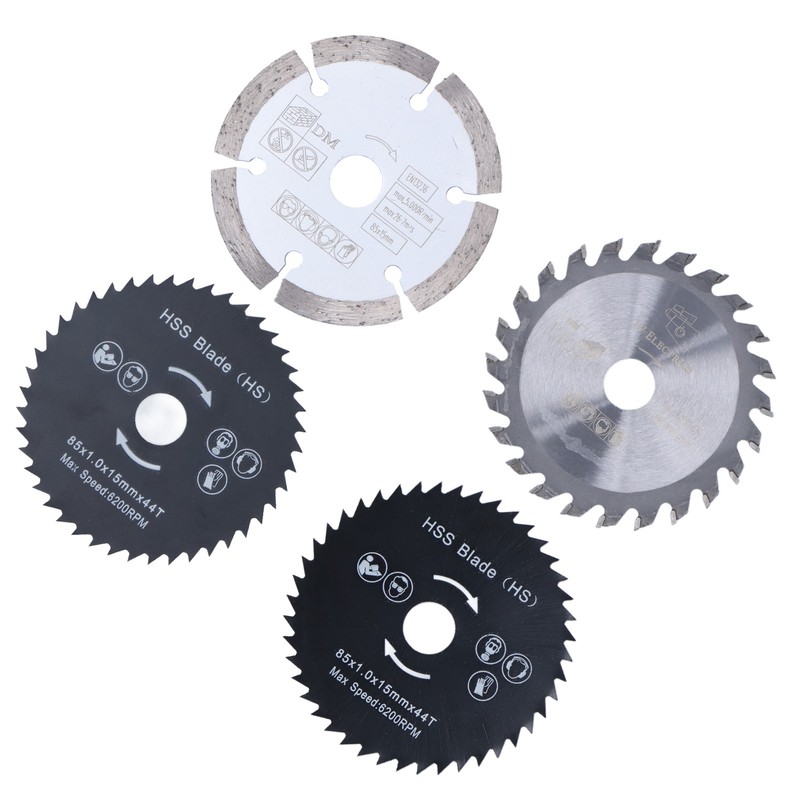 4Pcs/Set Mini Circular Saw Blade Alloy Steel Cutting Rotary Tools