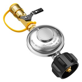 CALPOSE Propane Regulator with Quick Connect Fittings and ON/Off Valve